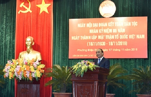 Thủ tướng Nguyễn Xuân Phúc dự ngày hội đại đoàn kết toàn dân