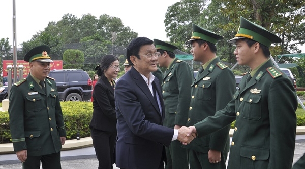 Nguyên Chủ tịch nước Trương Tấn Sang về thăm và làm việc tại Quảng Ninh