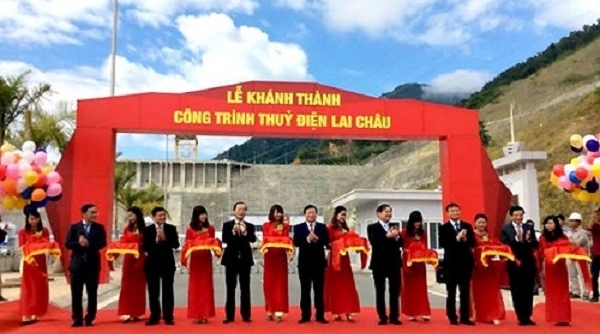 Phó Thủ tướng Trịnh Đình Dũng dự lễ khánh thành Thủy điện Lai Châu