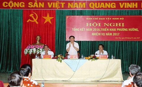 Phó Thủ tướng Vương Đình Huệ chủ trì Hội nghị Ban Chỉ đạo Tây Nam Bộ