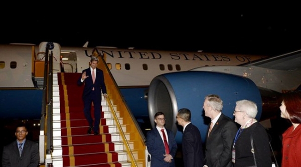 Ông John Kerry đến thăm Việt Nam lần cuối trên cương vị Ngoại trưởng Mỹ