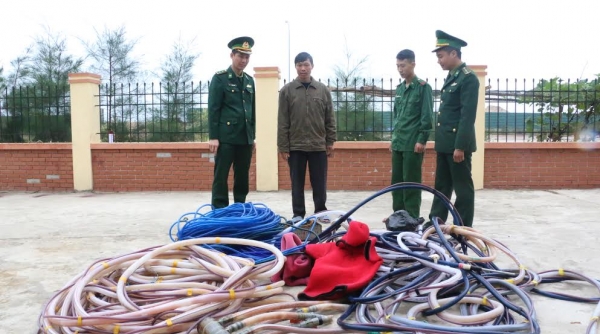 Đồn BP Cô Tô (Quảng Ninh): Bắt giữ phương tiện sử dụng kích điện khai thác hải sản