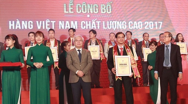 Sagrifood đạt danh hiệu Hàng Việt Nam chất lượng cao 2017