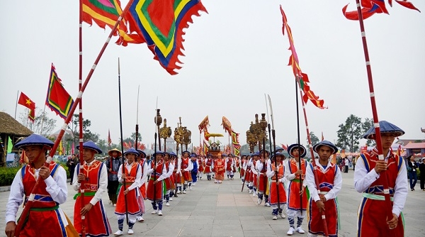 Phú Thọ: Đặc sắc Lễ rước kiệu về Đền Hùng