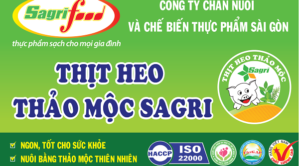 Thịt heo Thảo mộc Sagri VietGAP có mặt tại hệ thống Aeon Citimart và hệ thống Zakka Mart