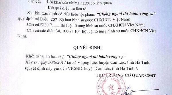 Hà Tĩnh: Khởi tố vụ xe container kéo lê CSGT hàng trăm mét