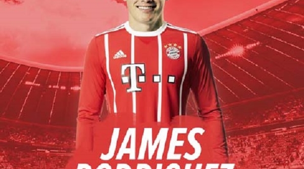 Sốc James Rodriguez chính thức gia nhập Bayern Munich theo dạng cho mượn