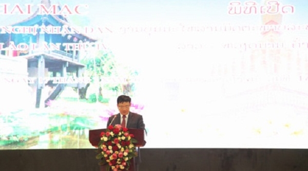 Khai mạc Liên hoan Hữu nghị Nhân dân Lào-Việt Nam lần thứ 4