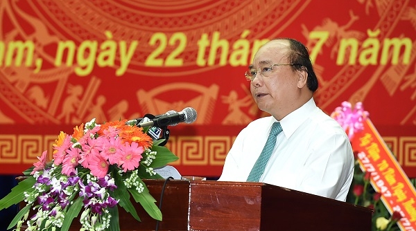 Thủ tướng dự Hội nghị biểu dương người có công với cách mạng tại Quảng Nam