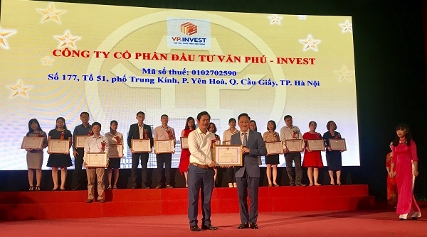 Văn Phú – Invest tham dự Hội nghị tuyên dương các doanh nghiệp tiêu biểu về nộp thuế