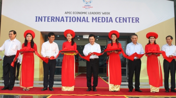 Trung tâm Báo chí quốc tế đã sẵn sàng phục vụ Tuần lễ Cấp cao APEC 2017
