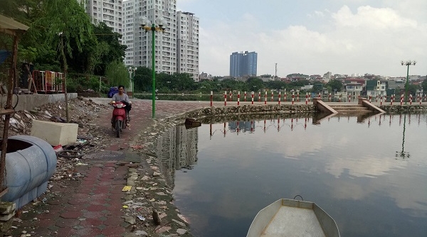 Quận Thanh Xuân (Hà Nội): Nhiều bất cập tại Dự án cải tạo hồ Đầm Hồng