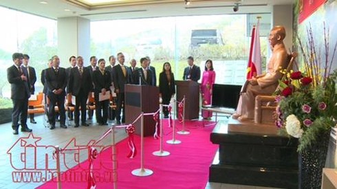 Bức tượng Chủ tịch Hồ Chí Minh đầu tiên được đặt tại Nhật Bản