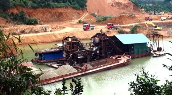Tuyên Quang: Công ty Lam Sơn sai phạm trong hoạt động khai thác cát