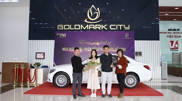 Cư dân TNR Goldmark City háo hức nhận bàn giao nhà mới đón Tết