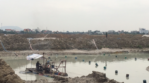 TP. Uông Bí (Quảng Ninh): Doanh nghiệp "đội lốt" làm dự án khai thác cát "trá hình"?