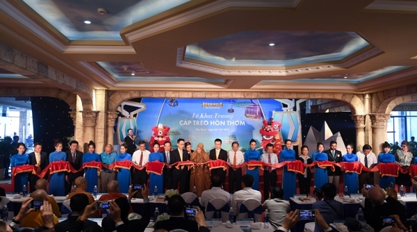Phú Quốc: Khai trương cáp treo Hòn Thơm dài nhất thế giới