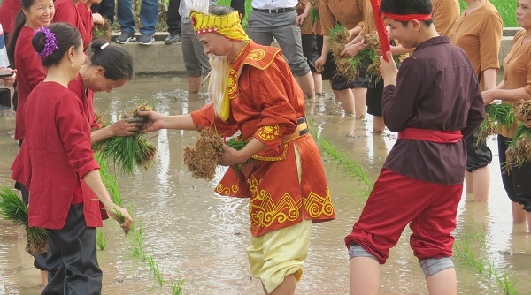 Lễ hội Vua Hùng dạy dân cấy lúa: Điểm nhấn xây dựng Việt Trì thành Thành phố lễ hội về với cội nguồn