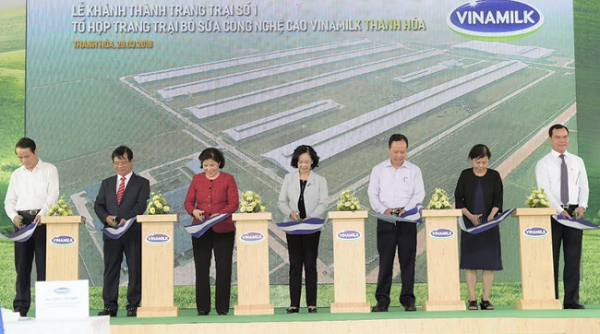 Khánh thành trang trại bò sữa công nghệ cao Vinamilk Thanh Hóa