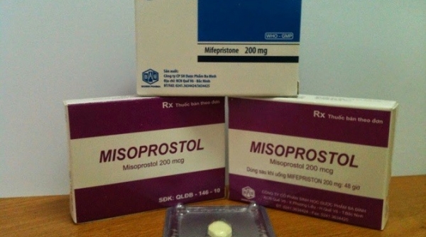 Đình chỉ lưu hành thuốc viên nén Misoprostol