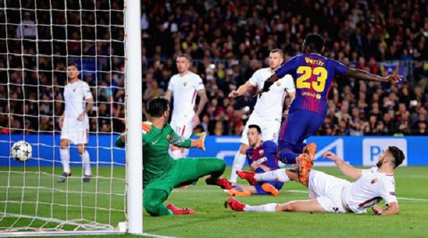 Champions League: Suarez phá dớp tít ngòi, Barca đè bẹp Roma nhờ 2 bàn phản lưới