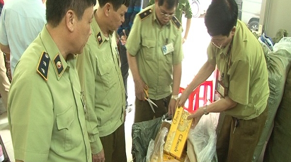 Lạng Sơn: Thu giữ trên 6.000 bao thuốc lá điếu nhập lậu