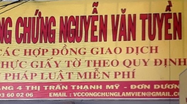 Lâm Đồng: Văn phòng công chứng công chứng “lụi” 80 hồ sơ