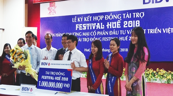 BIDV tài trợ 1 tỷ đồng cho Festival Huế 2018