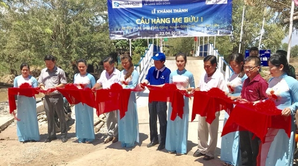 Phuc Khang Corporation trao cầu Giao thông nông thôn tại tỉnh Bạc Liêu