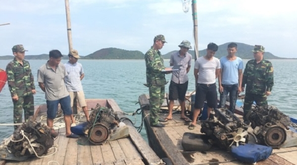 Xử lý hàng loạt vụ khai thác hải sản trái phép trên địa phận biển Vĩnh Thực