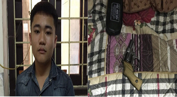 Quảng Ninh: Thanh niên 17 tuổi mang súng tự chế đi dằn mặt bảo vệ
