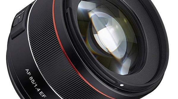 Samyang giới thiệu ống kính AF 85mm f1.4 cho máy ảnh Canon