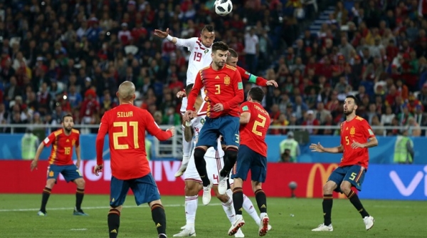 Tây Ban Nha – Morocco: Chia nhau 1 điểm, “bò tót” gặp "gấu Nga" tại vòng 1/8
