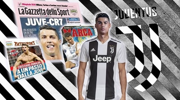 Giá trị bản quyền truyền hình của Serie A tăng cao sau thương vụ chuyển nhượng của Ronaldo