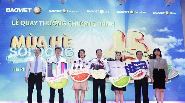 Tập đoàn Bảo Việt: Quay thưởng đợt 1 chương trình "Mùa hè sôi động"