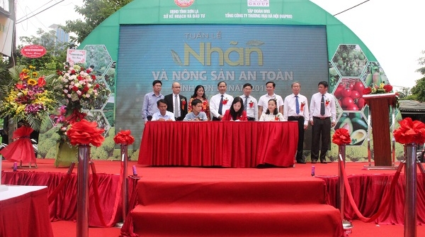 Tuần lễ Nhãn và nông sản an toàn tỉnh Sơn La năm 2018 Hà Nội