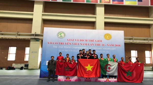 Võ cổ truyền Việt Nam đạt 23 Huy chương Vàng