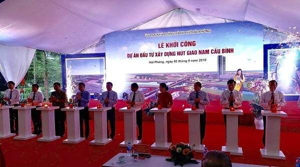 Hải Phòng: Khởi công dự án đầu tư xây dựng nút giao thông Nam Cầu Bính