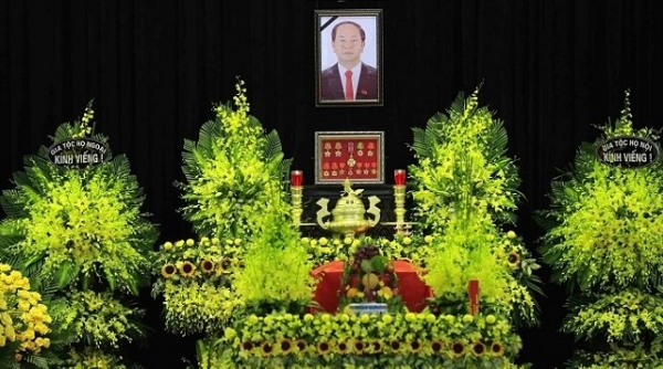 Bắt đầu Lễ viếng Chủ tịch nước Trần Đại Quang