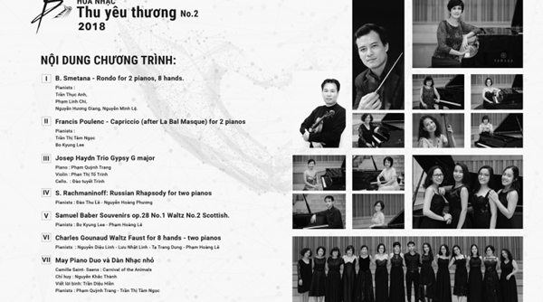 Đêm hòa nhạc gây quỹ từ thiện 'Thu yêu thương' 2018 diễn ra tại Nhà hát Lớn Hà Nội