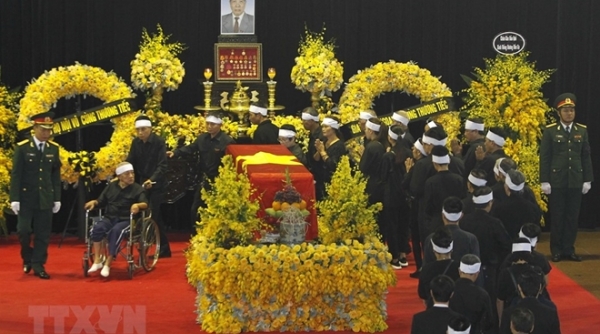 Những hình ảnh cảm động tại Lễ tang nguyên Tổng Bí thư Đỗ Mười