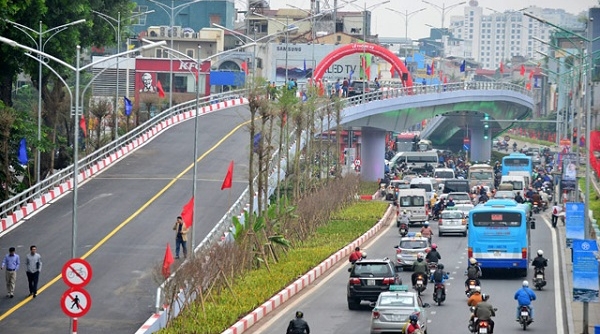 Hà Nội: Khánh thành, đưa vào khai thác cầu vượt nút giao An Dương - đường Thanh Niên