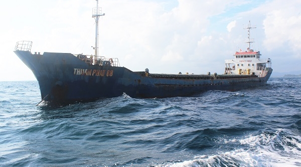 Hơn 2.801 tấn than bất hợp pháp bị lực lượng cảnh sát biển bắt giữ