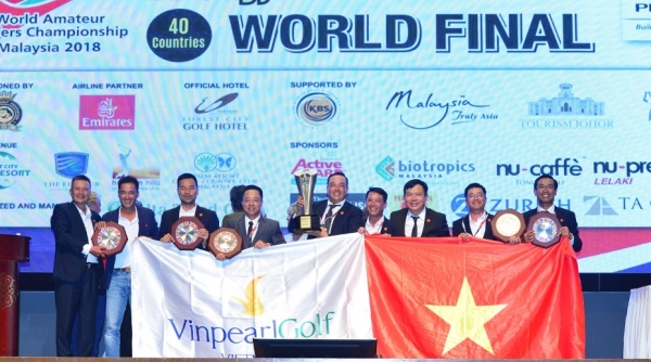 Những khoảnh khắc làm nên kỳ tích vô địch WAGC thế giới của đội tuyển golf Việt Nam