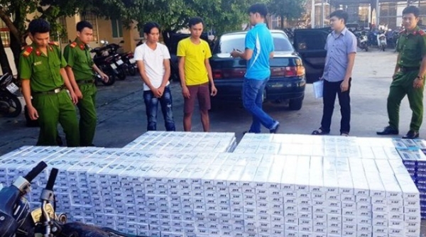 Bình Định: Bắt xế hộp vận chuyển 1.250 cây thuốc lá lậu