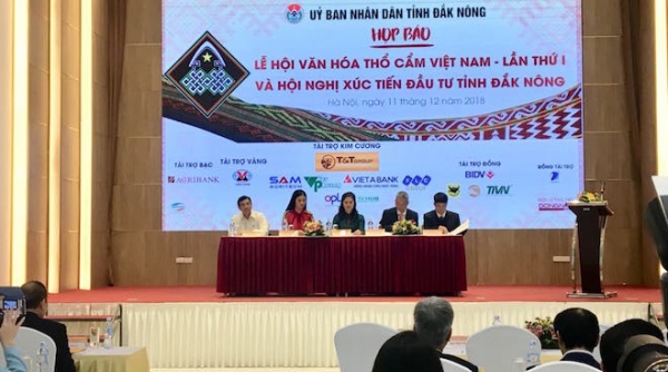 Sắp diễn ra lễ hội văn hoá thổ cẩm Việt Nam lần thứ nhất năm 2018 tại Đắk Nông