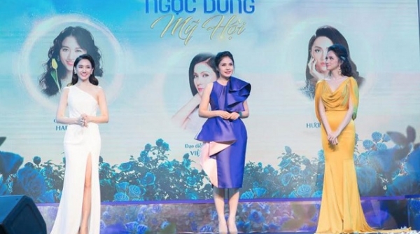 Việt Trinh, Hari Won và Hương Giang đọ sắc tại sự kiện “Ngọc Dung mỹ hội”