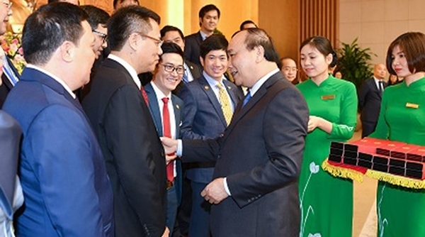 Thủ tướng Nguyễn Xuân Phúc gặp mặt DN có sản phẩm đạt ‘Thương hiệu quốc gia’ năm 2018