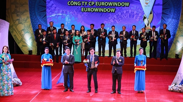Eurowindow lần thứ 4 liên tiếp được vinh danh Thương hiệu quốc gia
