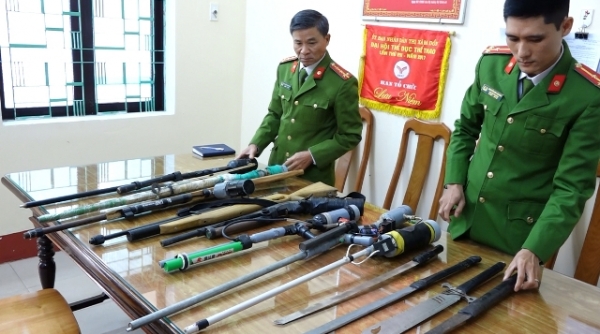 Công an Quảng Bình: Thu giữ 25 khẩu súng các loại, 181kg pháo nổ trái phép